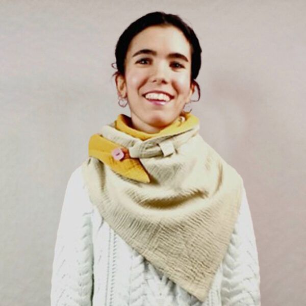 Bandana Cúrcuma + Beige